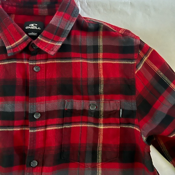 O’Neill Surf Red Flannel - Large - Picture 3 of 4